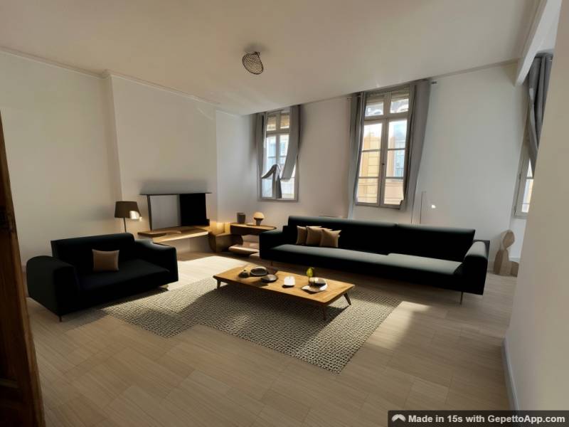 Bel appartement 3 pièces à louer à Aix en Provence dans un hôtel particulier